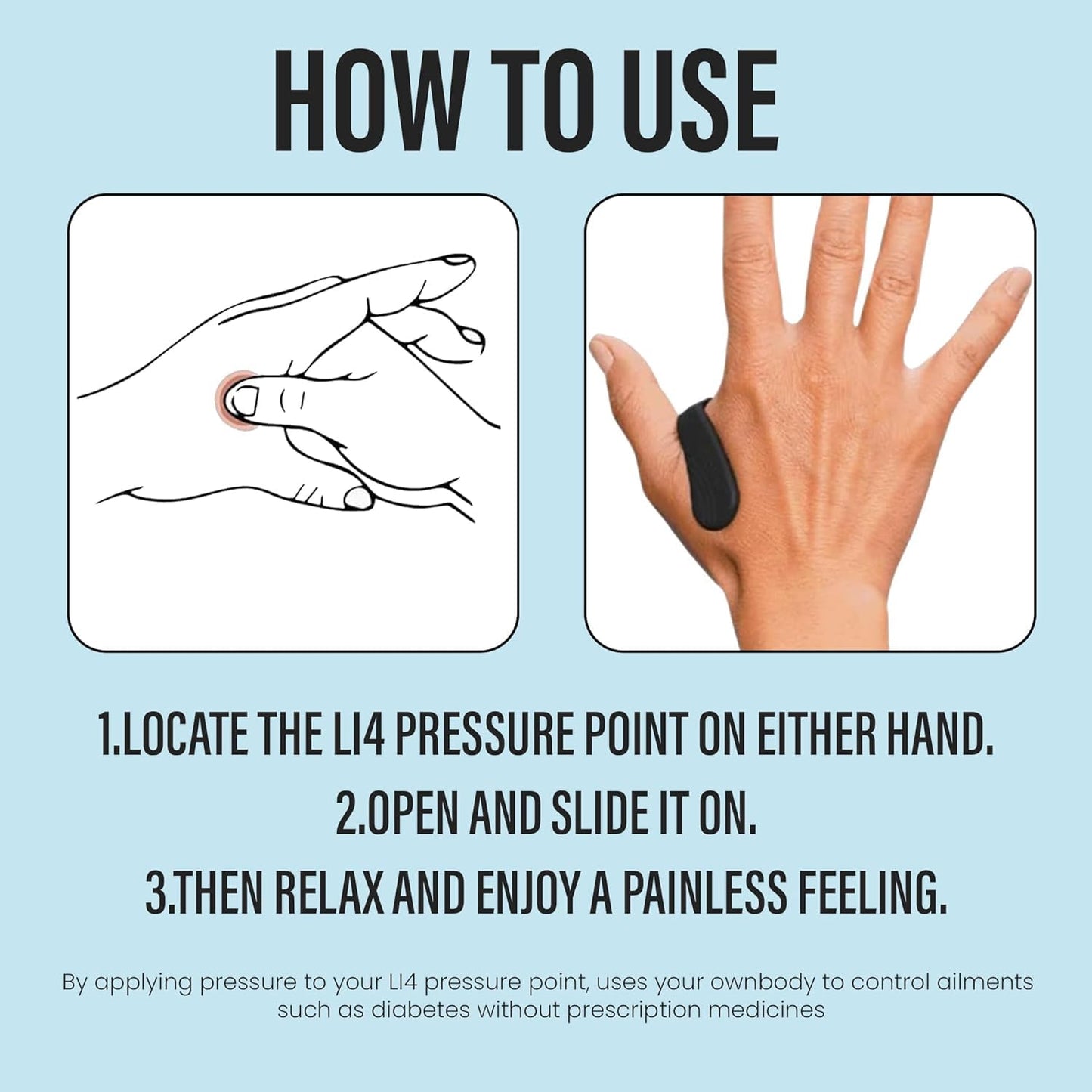 Sugar Control Accupressure Clip – Natural Blood Sugar Support