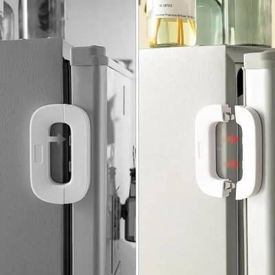 Refrigerator Safety Lock for Kids | Baby Proof Fridge Door Latch