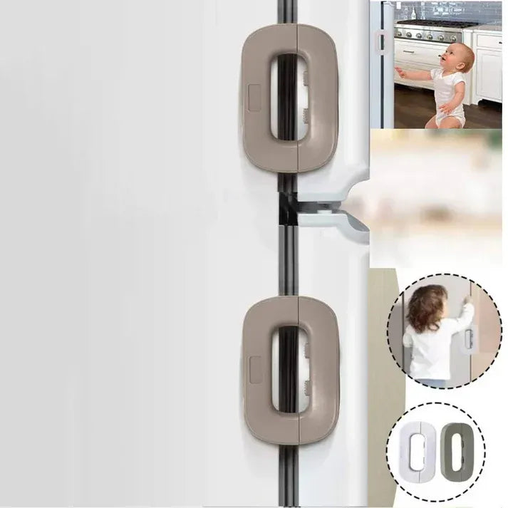 Refrigerator Safety Lock for Kids | Baby Proof Fridge Door Latch