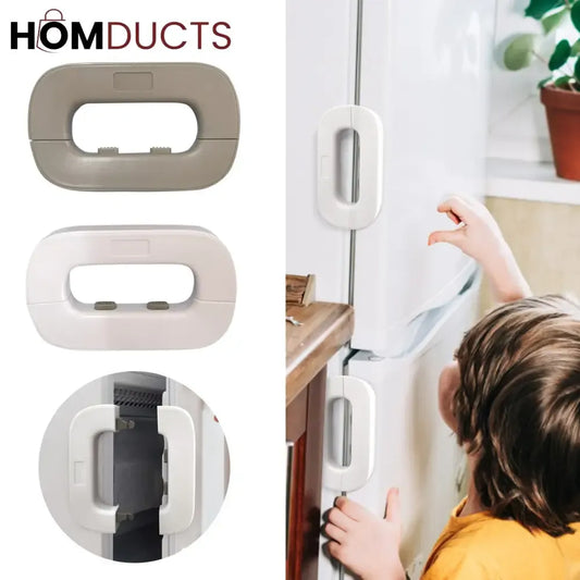 Refrigerator Safety Lock for Kids | Baby Proof Fridge Door Latch