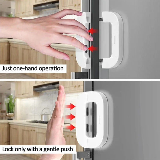 Refrigerator Safety Lock for Kids | Baby Proof Fridge Door Latch