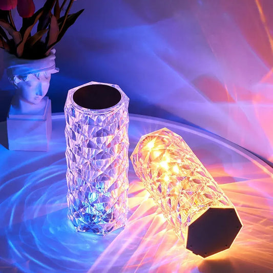 Crystal Lamp | Elegant LED Crystal Lamps for Home & Bedroom Décor"
