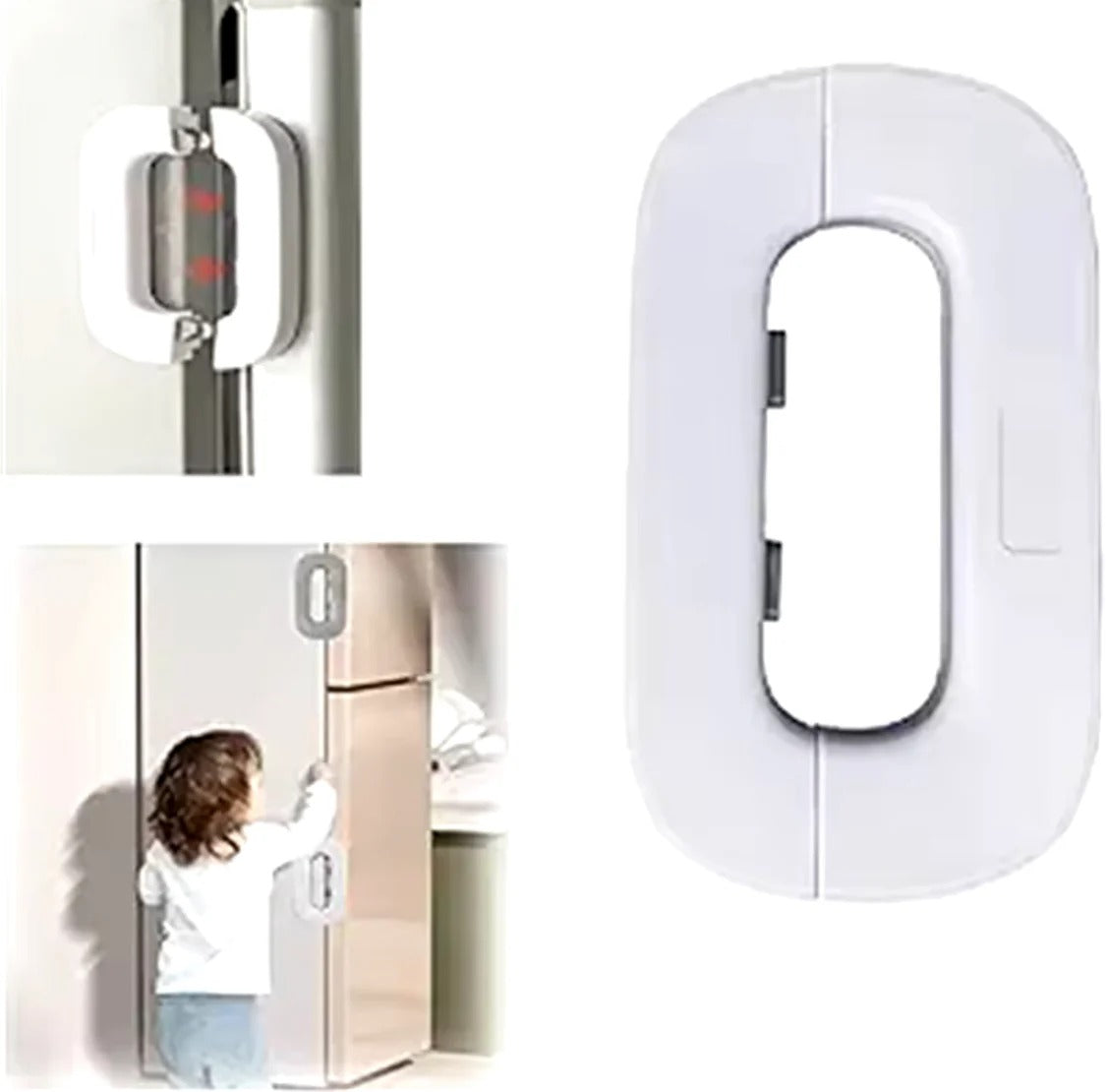 Refrigerator Safety Lock for Kids | Baby Proof Fridge Door Latch
