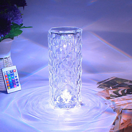 Crystal Lamp | Elegant LED Crystal Lamps for Home & Bedroom Décor"