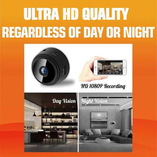 Wireless A9 Mini Camera | HD Night Vision, Motion Detection & Portable Security Cam